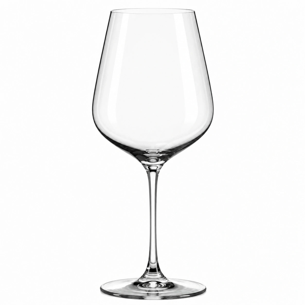 Weinglas 650 ml transparentes Glas 23.5 cm bauchige Form für Wein