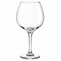 Weinglas 650 ml aus klarem Glas mit Stiel für Rotwein